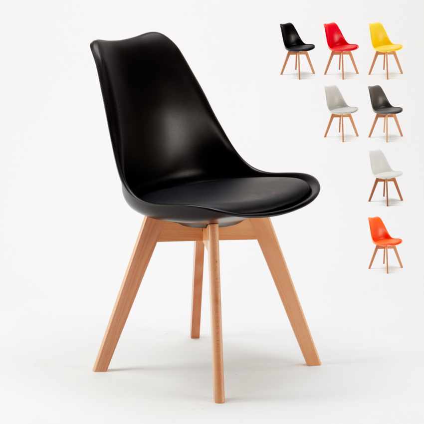 Set van 20 stoelen Goblet in Scandinavisch design met kussen Set van 20 stoelen Goblet in Scandinavisch design met kussen