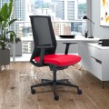 Ergonomische bureaustoel design rood ademende netstof Blow R Aanbieding