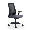 Ergonomische bureaustoel design grijs ademend gaas Blow G Aanbod