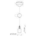 Minimalistisch design hanglamp van handbeschilderd keramiek Monopoli SO Kortingen