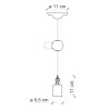 Minimalistisch design hanglamp van handbeschilderd keramiek Monopoli SO Kortingen