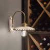 Klassiek ontworpen keramische wandlamp handbeschilderd L’Aquila AP1 Aanbieding