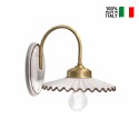 Klassiek ontworpen keramische wandlamp handbeschilderd L’Aquila AP1 Verkoop