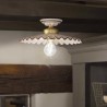 Keramische plafondlamp klassiek design L’Aquila PL-M Aanbieding