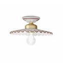 Keramische plafondlamp klassiek design L’Aquila PL-M Aanbod