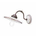 Klassiek design wandlamp keramiek en metaal L’Aquila AP2 Aanbod