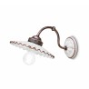 Klassiek design wandlamp keramiek en metaal L’Aquila AP2 Aanbod