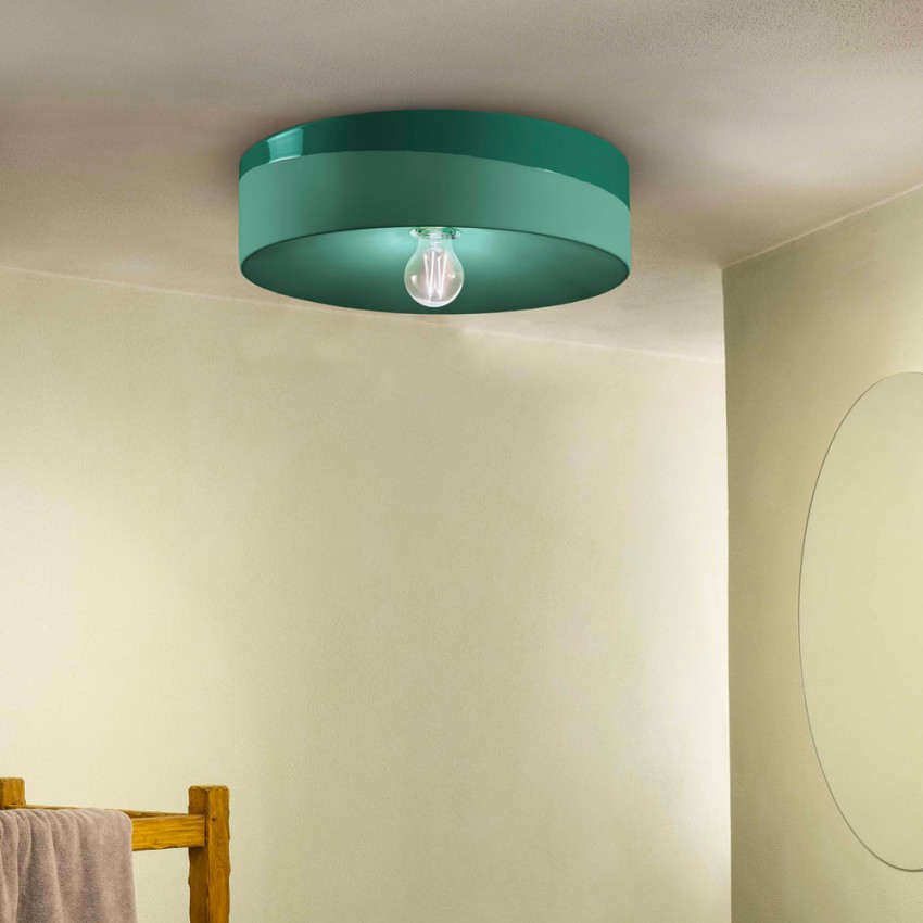 Plafondlamp keramiek retro design handbeschilderd Pi-XL Aanbieding Plafondlamp keramiek retro design handbeschilderd Pi-XL Aanbieding
