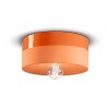 Handbeschilderde keramische art deco plafondlamp Pi-L 