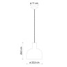 Hanglamp keramiek retro minimalistisch design handgeschilderd Caxixi SO 