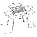 Professionele draagbare houtskoolbarbecue van roestvrij staal Etna Catalogus
