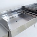 Etna roestvrij staal indirecte houtskool barbecue oven kit Kortingen