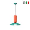 Hanglamp retro vintage design handbeschilderd keramiek Pau SO Verkoop