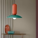 Hanglamp retro vintage design handbeschilderd keramiek Pau SO Aanbieding