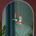 Hanglamp retro vintage design handbeschilderd keramiek Pau SO Keuze