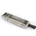 Draagbare elektrische barbecue voor thuis en terras 1800W roestvrij staal eBBQ Aanbieding
