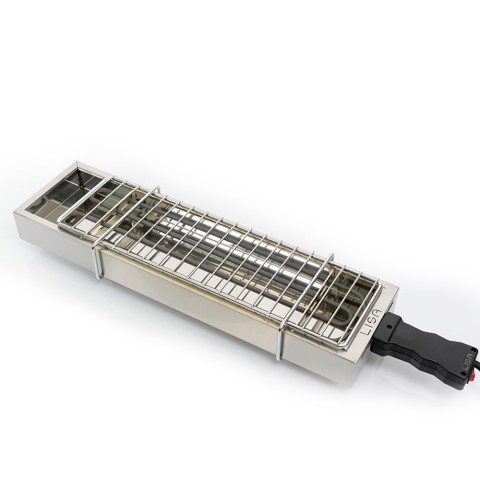 Draagbare elektrische barbecue voor thuis en terras 1800W roestvrij staal eBBQ Aanbieding