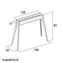 Spiezenhouder voor houtskoolgrill Miami 1200 Catalogus