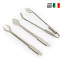 Barbecue set: tang, spatel en vleesvork van roestvrij staal Verkoop