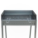 Draagbare houtskoolbarbecue van ijzer 60x40cm Vesuvio Aanbod