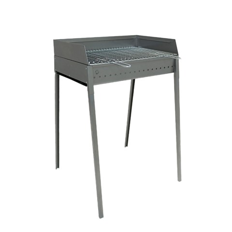 Draagbare houtskoolbarbecue van ijzer 60x40cm Vesuvio Aanbieding