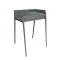 Draagbare houtskoolbarbecue van ijzer 60x40cm Vesuvio Aanbieding