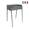 Draagbare houtskoolbarbecue van ijzer 60x40cm Vesuvio Verkoop