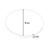 Moderne wandkapstok ingang Single Round 