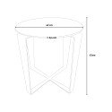 Salontafel Ø 40cm woonkamer modern design Spider 