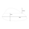 Moderne wandplank design Stone wandrek 