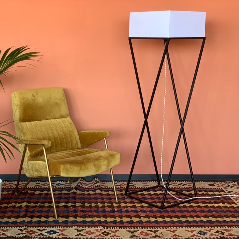 Moderne minimalistische staande lamp voor woonkamer van ijzer Dubai Aanbieding