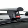Alu Viva 4 135 Open Integrated Universal Car Roof Rails Korting