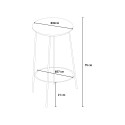Moderne design barkruk voor keuken of bar Circle Model
