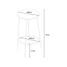 Moderne design barkruk voor keuken of bar Circle Model