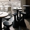 Ronde hoge tafel voor krukken 99cm polyethyleen design Armillaria T1 Aanbieding