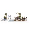 Modulaire design fauteuil modern bar binnen buiten Atene P1 Afmetingen