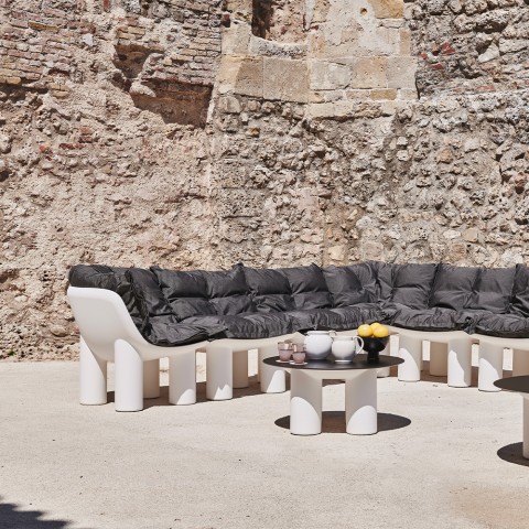 Modulaire hoekfauteuil polyethyleen modern design bar Atene P2 Aanbieding