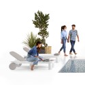 Moderne design ligbed voor zwembad en tuin polyethyleen Atene L2 Korting