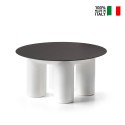 Ronde lage tuintafel voor buiten tuin terras design Atene T1 Verkoop