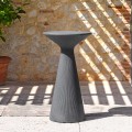 Ronde hoge tafel voor barkrukken 110cm polyethyleen design Fade T2-H Aanbieding