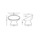 Design fauteuil van polyethyleen voor binnen en buiten tuin Fade P1 