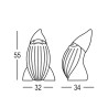 Moderne Polyethyleen Tuin-/Binnensculptuur Baddy 