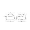 Gumball Armchair Junior - Moderne Kinderstoel voor Woonkamer 