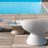 Lage ronde salontafel in modern design voor de tuin woonkamer Fade T1-C Plus 