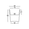 Moderne grote plantenvaas tumbler Cubalibre ijscontainer Catalogus