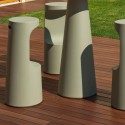 Moderne design barkruk 75cm polyethyleen indoor outdoor Fura S1 Kortingen