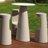 Hoge ronde tafel voor barkrukken diameter 60cm modern design Fura T1-H 
