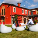Outdoor tuin terras polyethyleen fauteuil modern ontwerp Gumball P1 