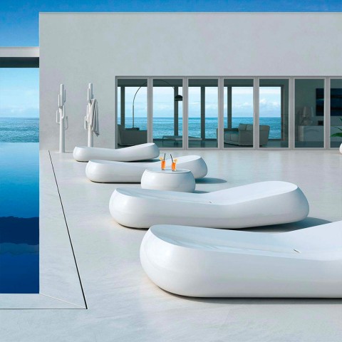 Ligbed met wielen zwembad hotel tuin design Gumball L1 Aanbieding