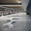Modulaire binnen- en buitenbank van polyethyleen, modern design Jetlag P1 Aanbieding